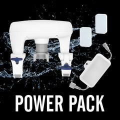Zooz Z-Wave Long Range Flood Prevention Power Kit (ZAC36 + 2 ZSE42 Sensors + ZAC92 Battery) Graphic